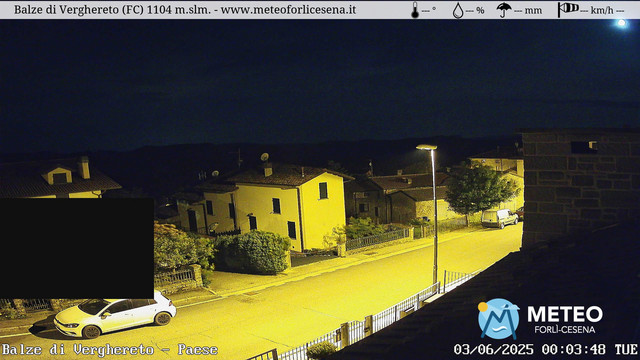 time-lapse frame, Balze di Verghereto - Paese webcam