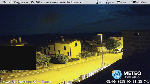time-lapse frame, Balze di Verghereto - Paese webcam