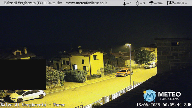 time-lapse frame, Balze di Verghereto - Paese webcam