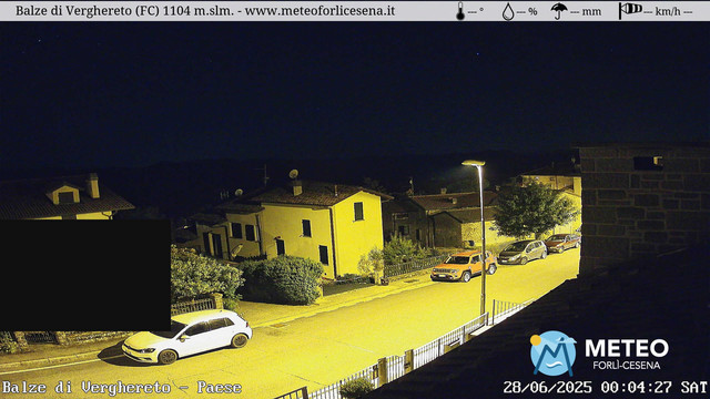 time-lapse frame, Balze di Verghereto - Paese webcam