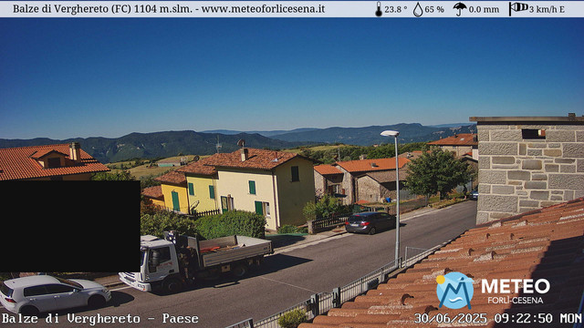 time-lapse frame, Balze di Verghereto - Paese webcam