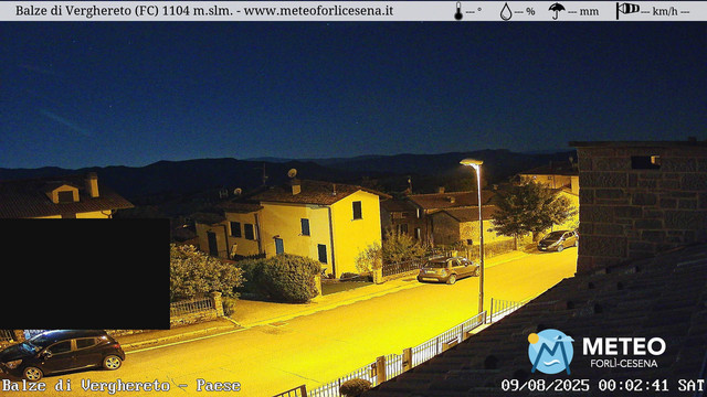 time-lapse frame, Balze di Verghereto - Paese webcam
