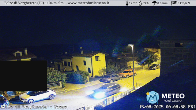 time-lapse frame, Balze di Verghereto - Paese webcam