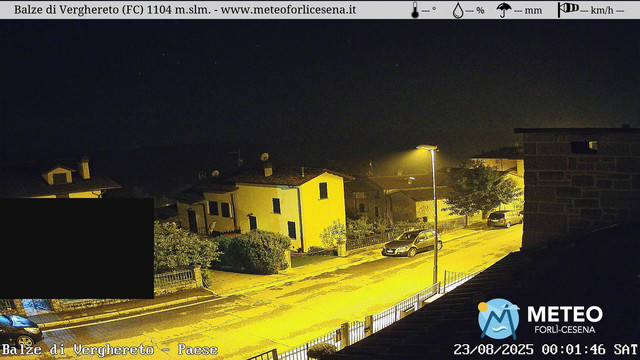 time-lapse frame, Balze di Verghereto - Paese webcam