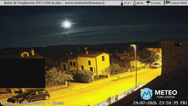 time-lapse frame, Balze di Verghereto - Paese webcam