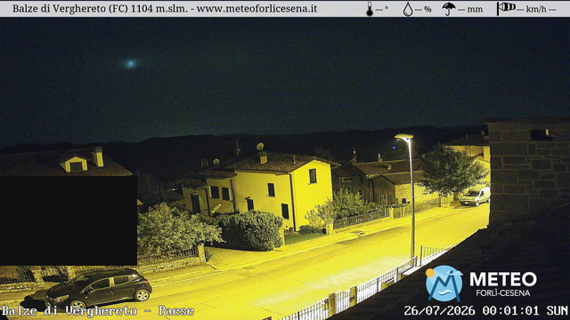 time-lapse frame, Balze di Verghereto - Paese webcam