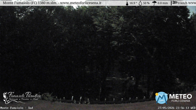 time-lapse frame, Monte Fumaiolo webcam