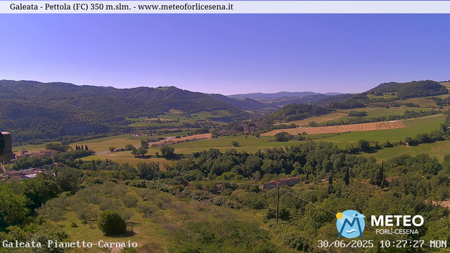 time-lapse frame, Galeata webcam