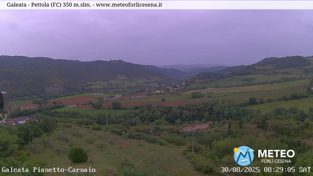 time-lapse frame, Galeata webcam