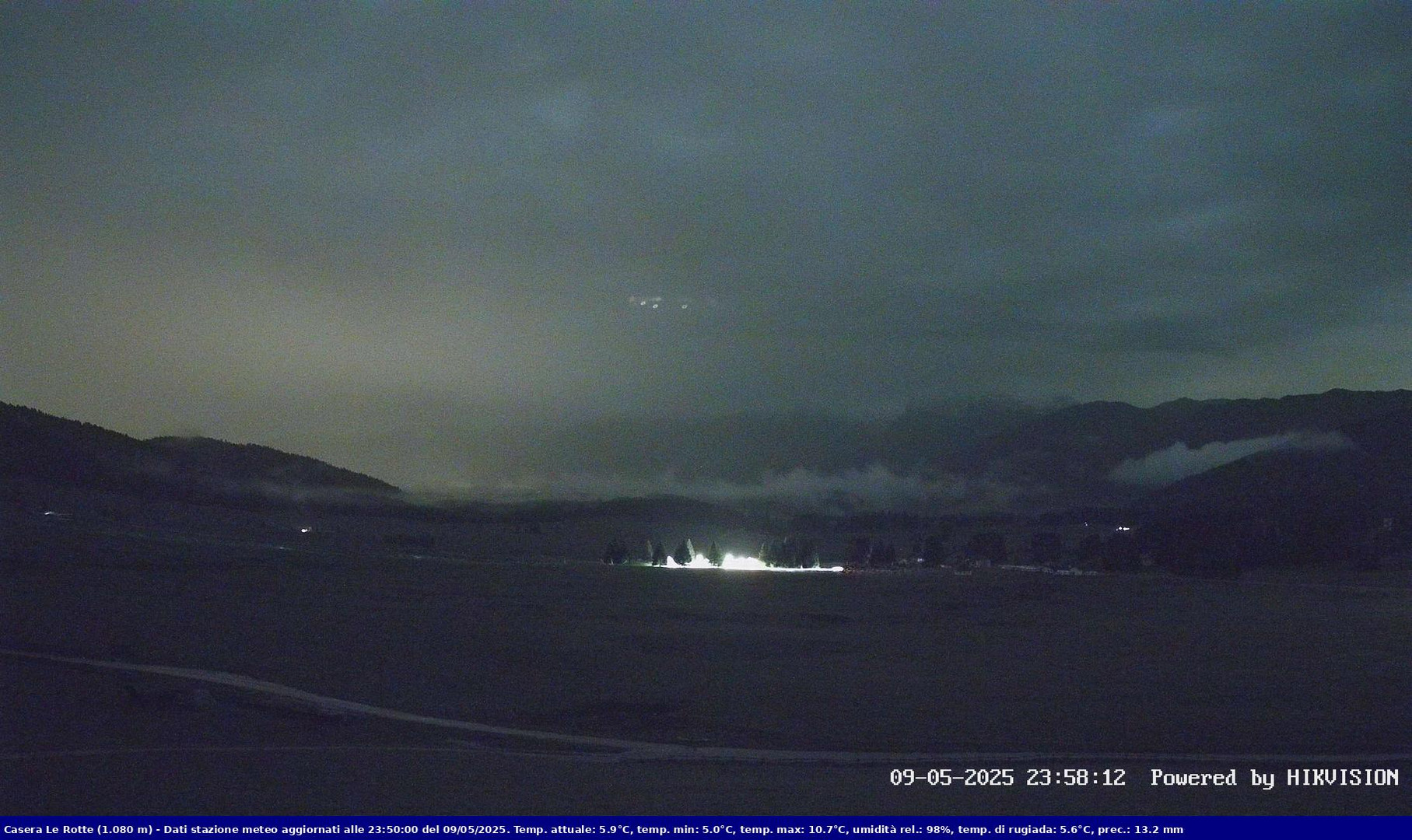 time-lapse frame, Pian Cansiglio - Casera Le Rotte webcam