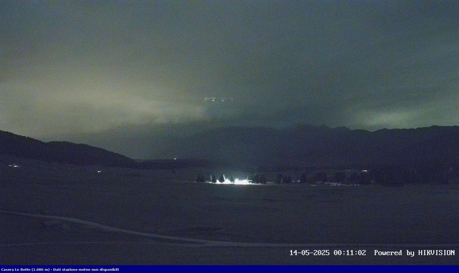 time-lapse frame, Pian Cansiglio - Casera Le Rotte webcam