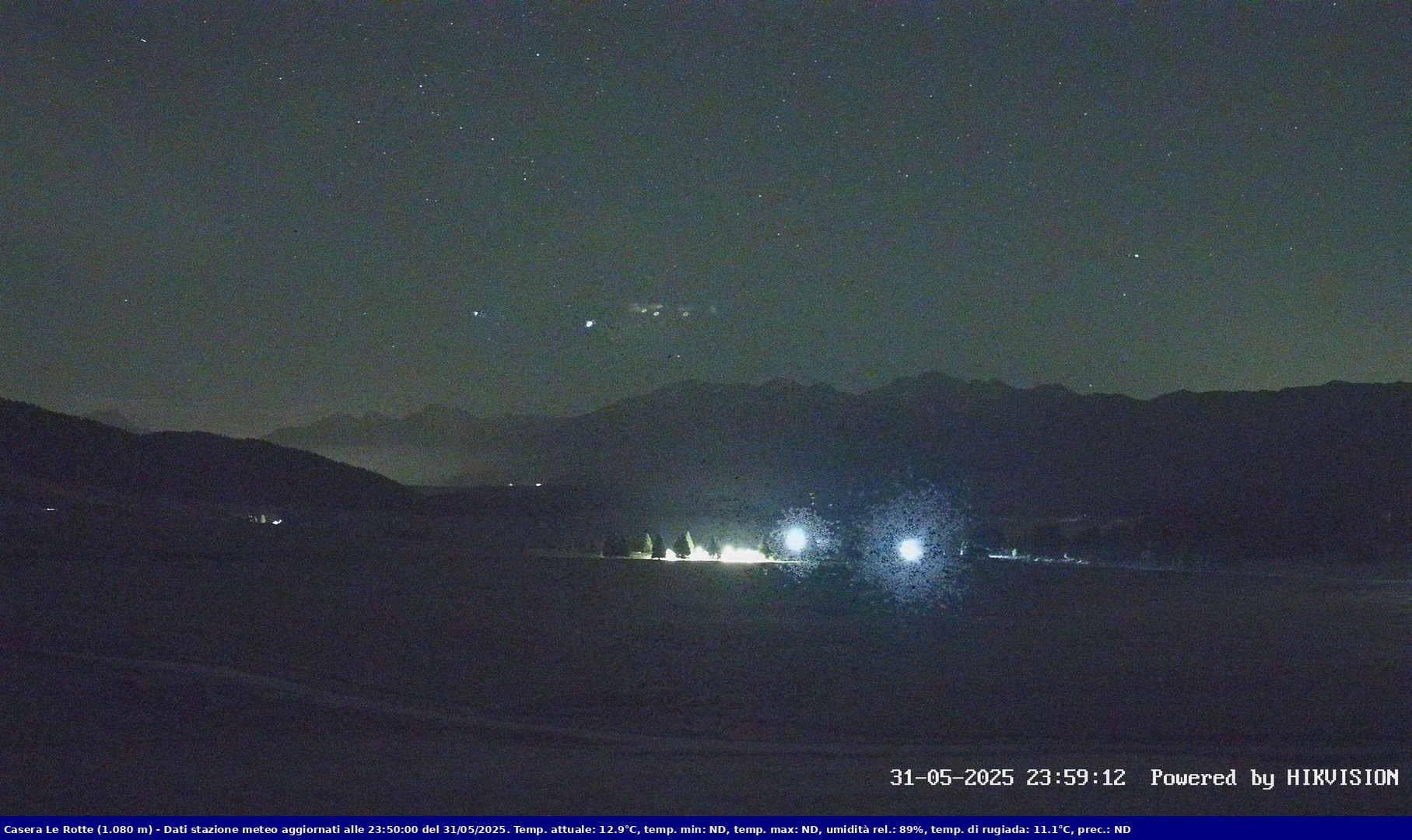 time-lapse frame, Pian Cansiglio - Casera Le Rotte webcam