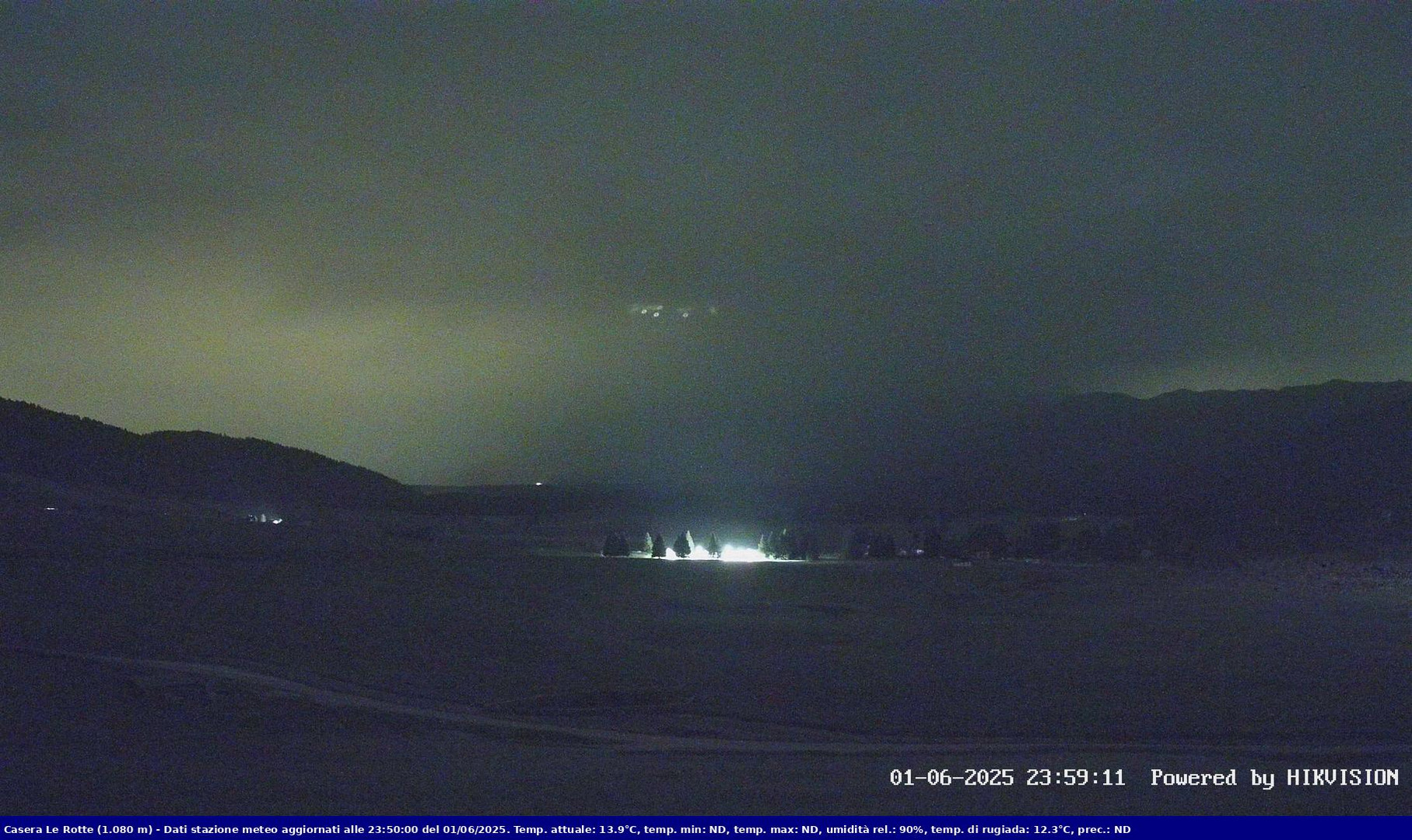 time-lapse frame, Pian Cansiglio - Casera Le Rotte webcam
