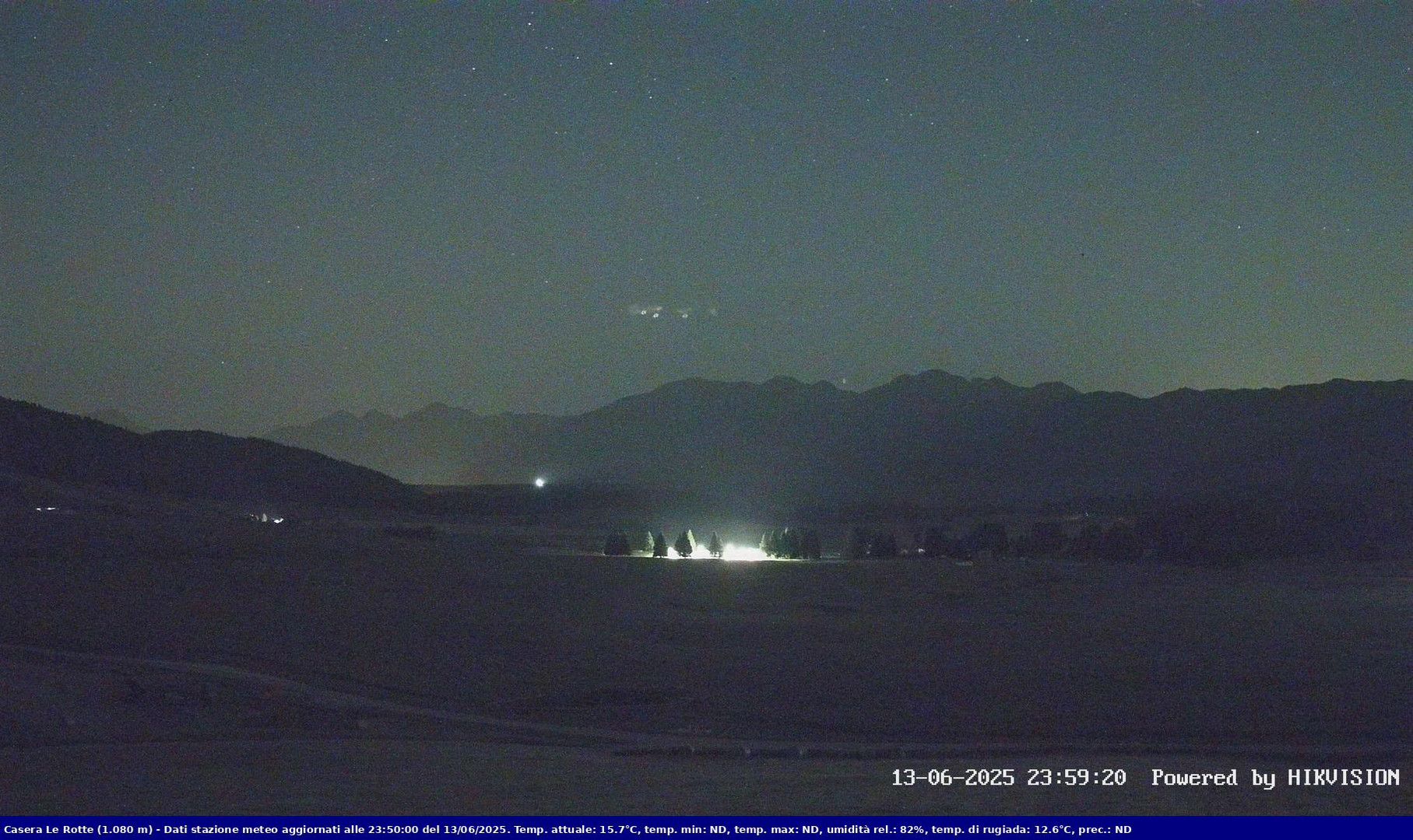 time-lapse frame, Pian Cansiglio - Casera Le Rotte webcam