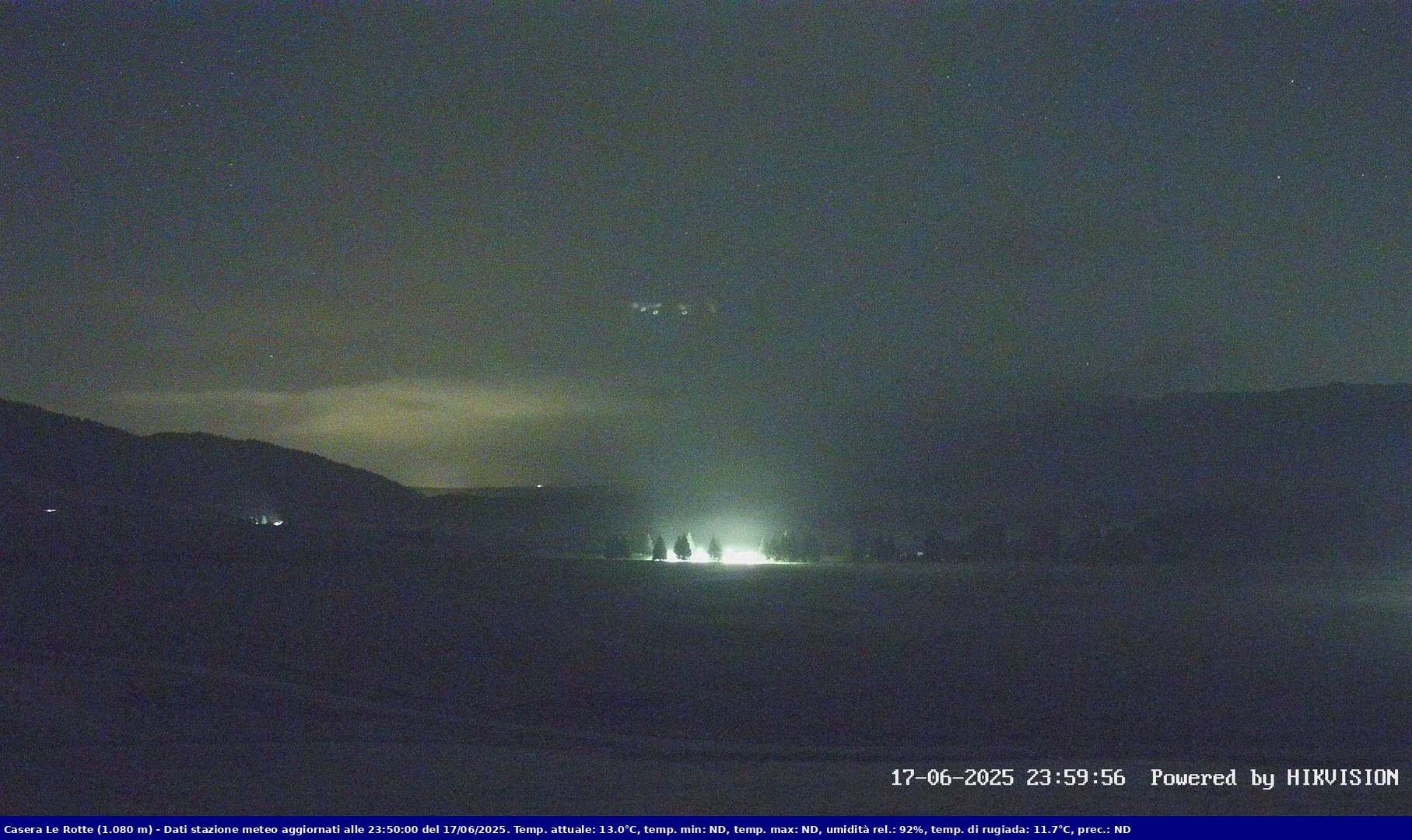 time-lapse frame, Pian Cansiglio - Casera Le Rotte webcam