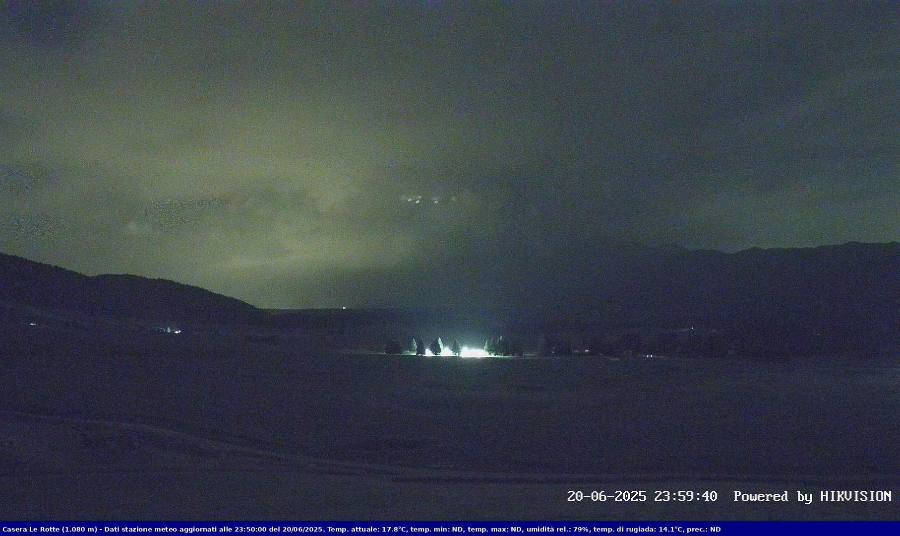 time-lapse frame, Pian Cansiglio - Casera Le Rotte webcam