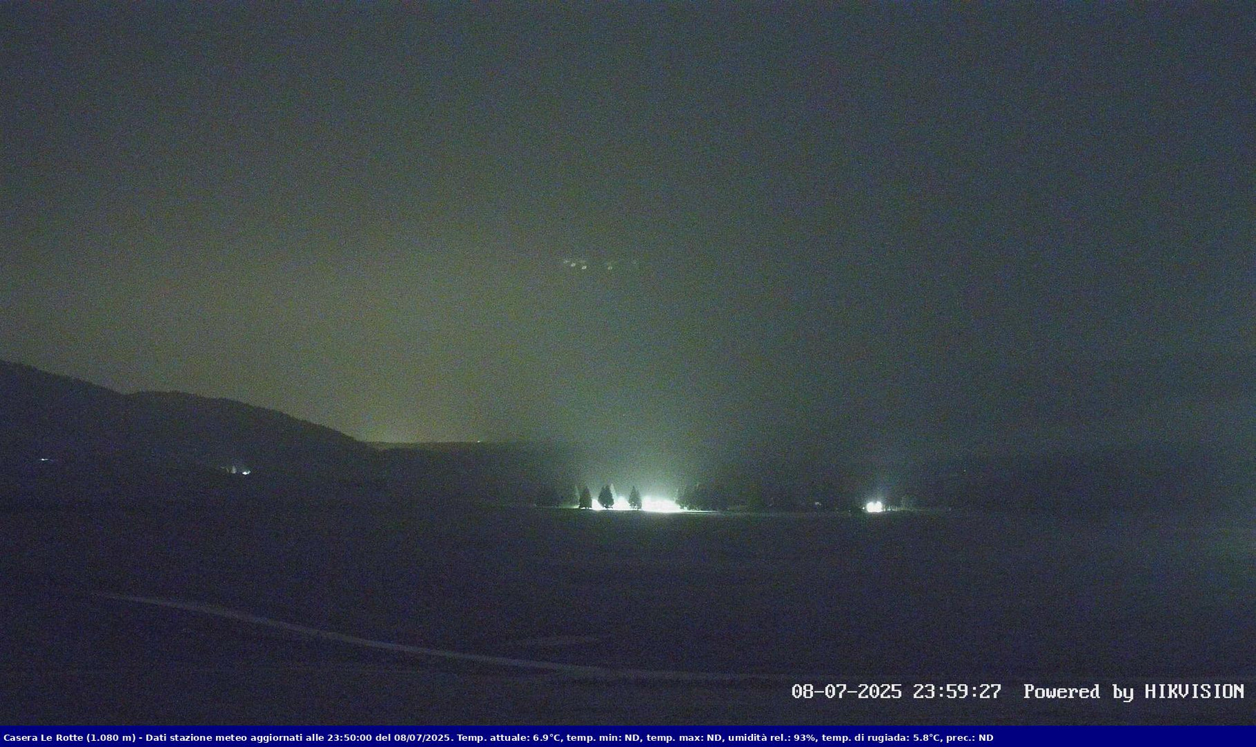 time-lapse frame, Pian Cansiglio - Casera Le Rotte webcam