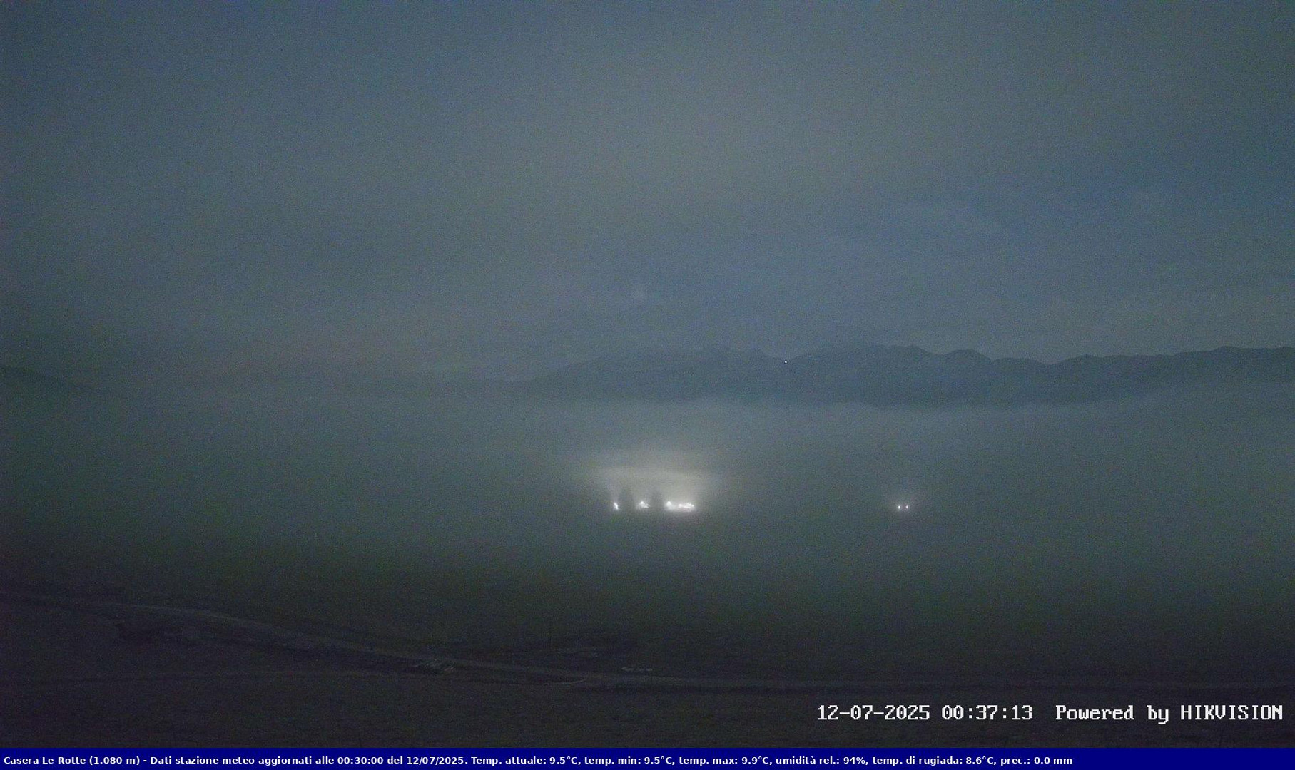 time-lapse frame, Pian Cansiglio - Casera Le Rotte webcam