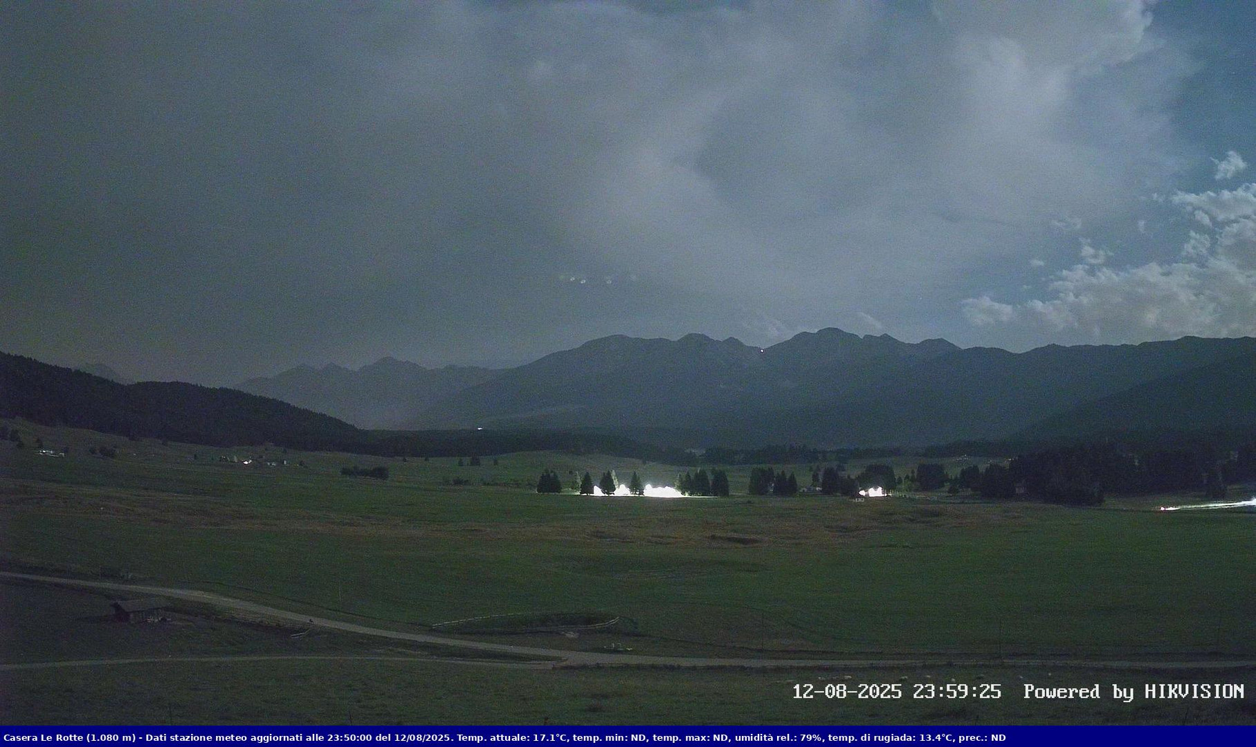 time-lapse frame, Pian Cansiglio - Casera Le Rotte webcam