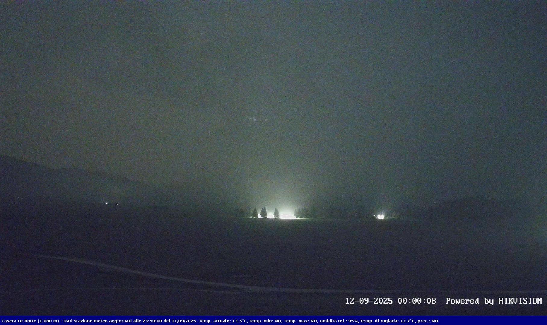 time-lapse frame, Pian Cansiglio - Casera Le Rotte webcam