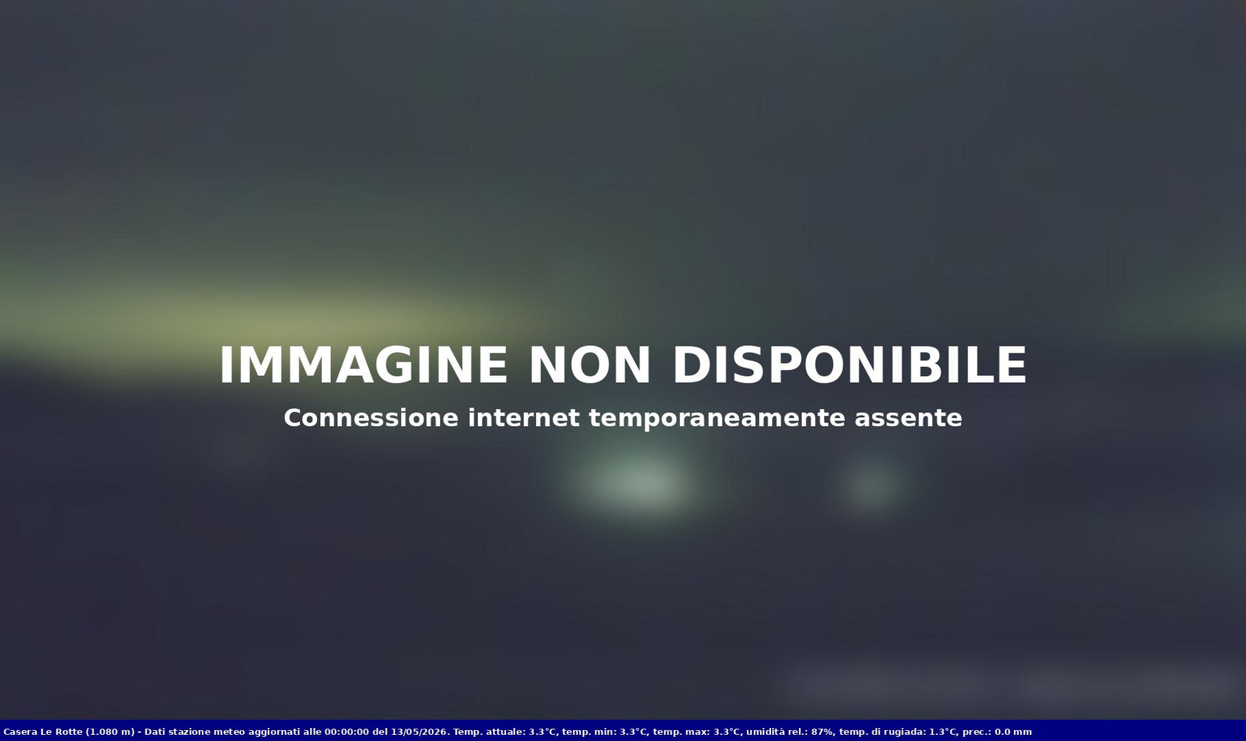 time-lapse frame, Pian Cansiglio - Casera Le Rotte webcam