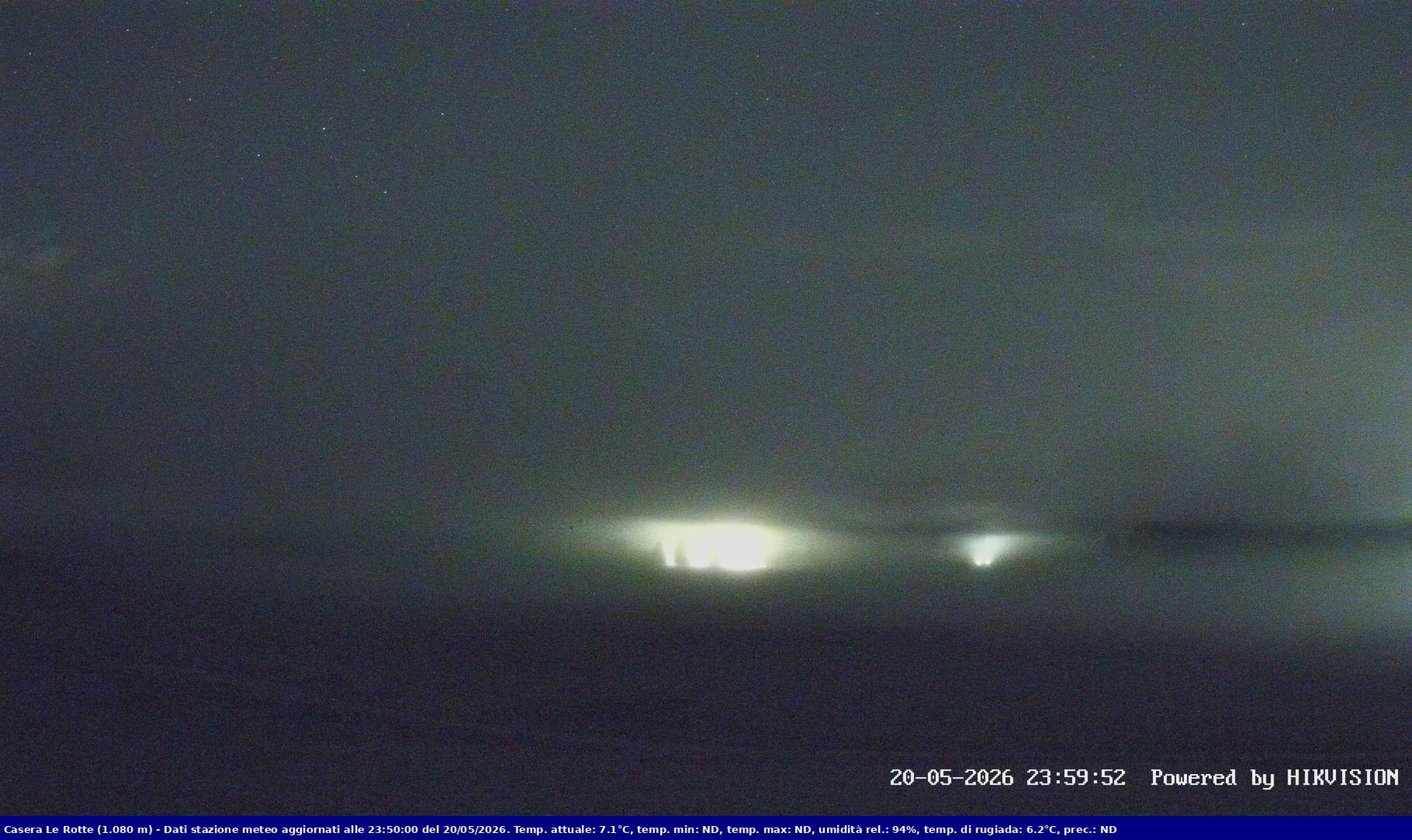 time-lapse frame, Pian Cansiglio - Casera Le Rotte webcam
