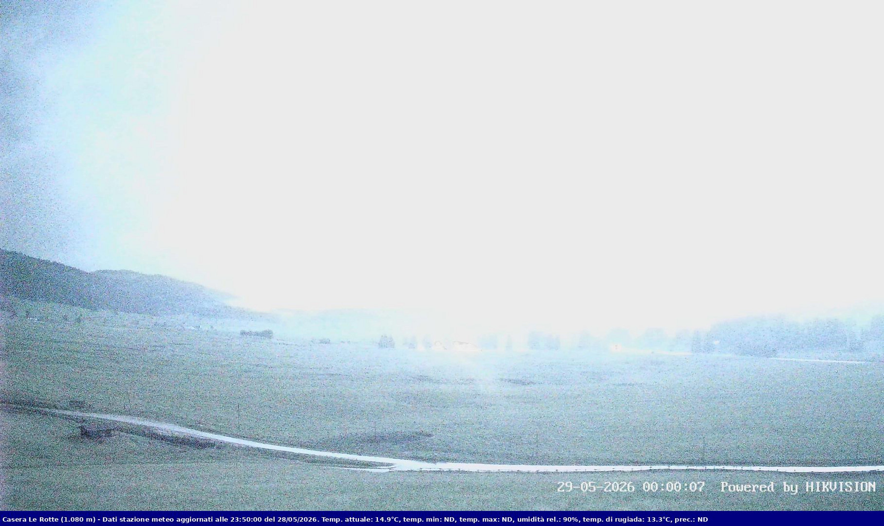 time-lapse frame, Pian Cansiglio - Casera Le Rotte webcam