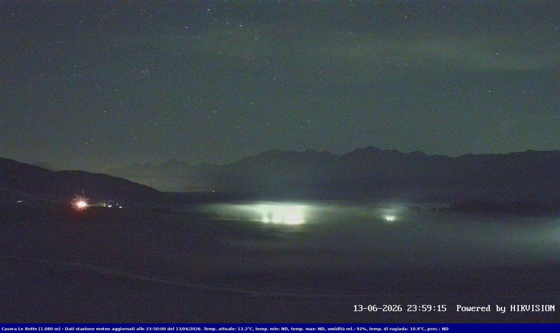 time-lapse frame, Pian Cansiglio - Casera Le Rotte webcam
