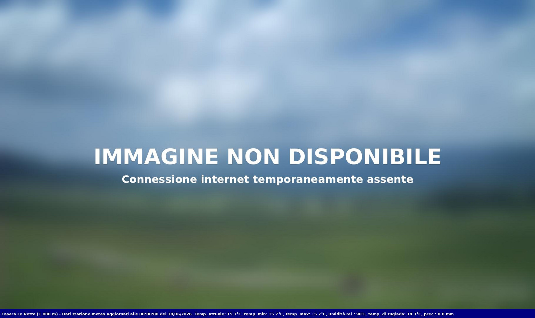 time-lapse frame, Pian Cansiglio - Casera Le Rotte webcam
