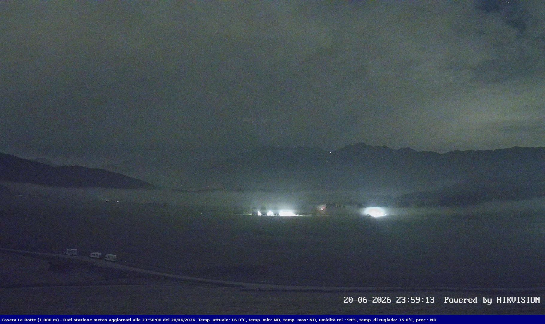 time-lapse frame, Pian Cansiglio - Casera Le Rotte webcam