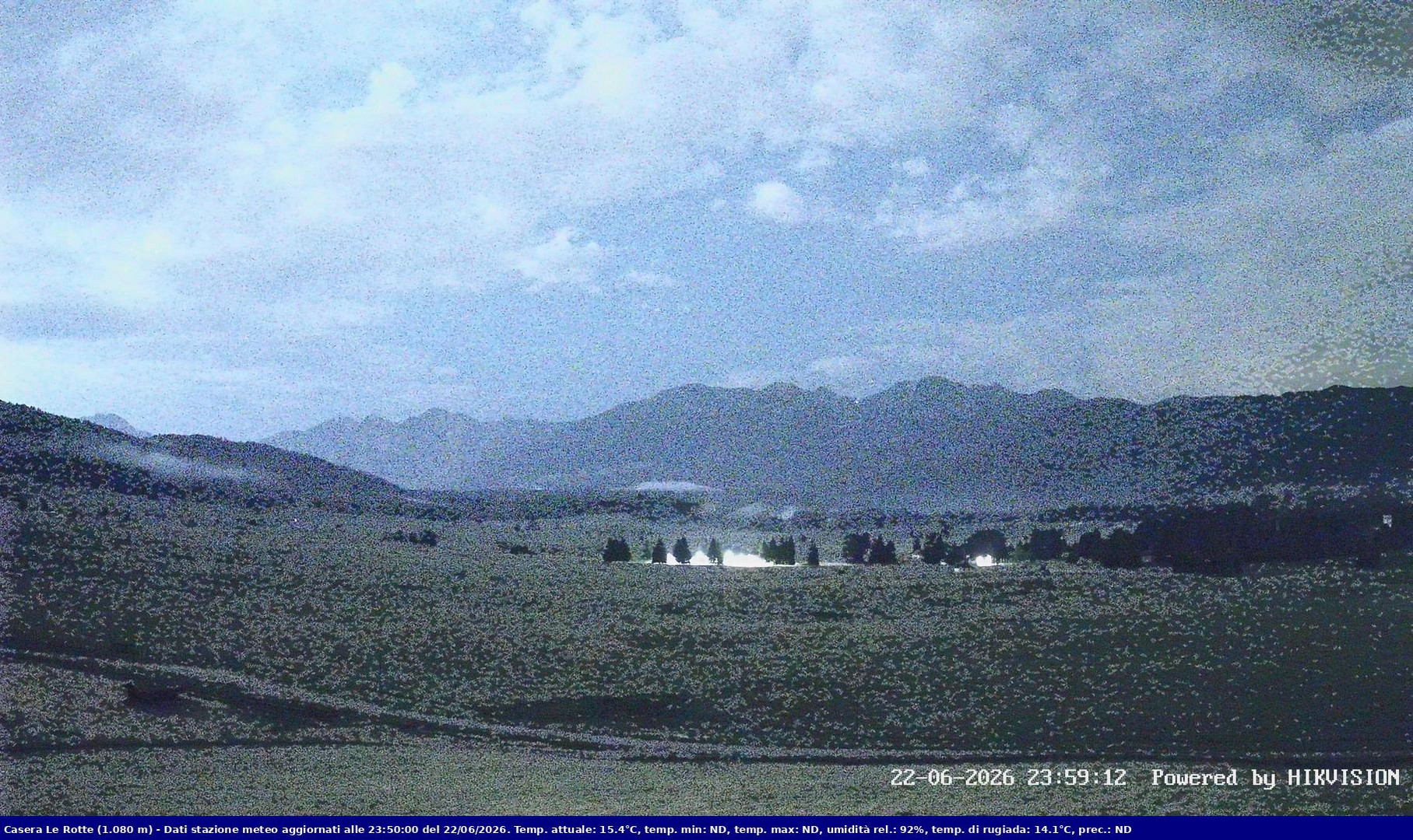 time-lapse frame, Pian Cansiglio - Casera Le Rotte webcam