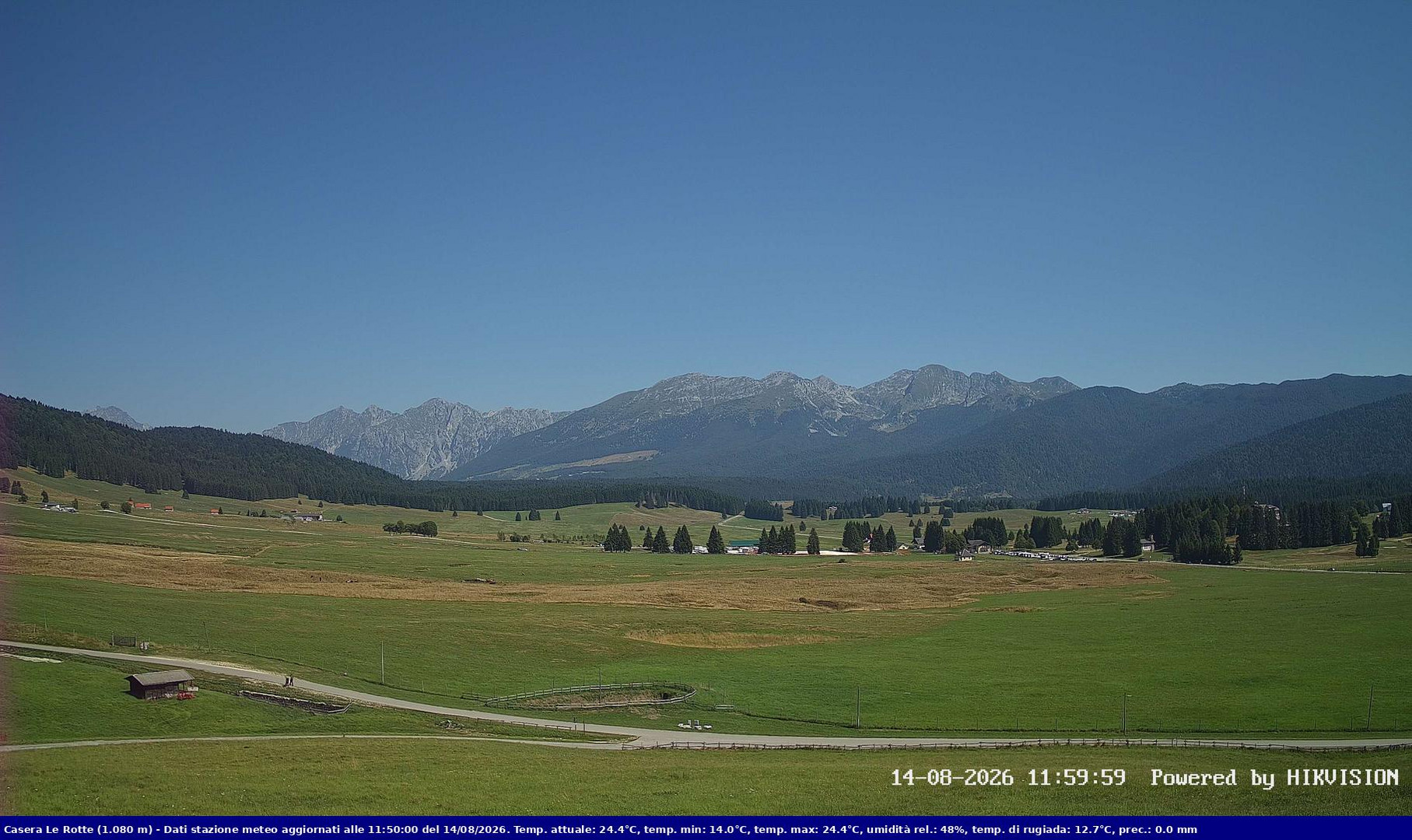 view from Pian Cansiglio - Casera Le Rotte on 2026-08-14