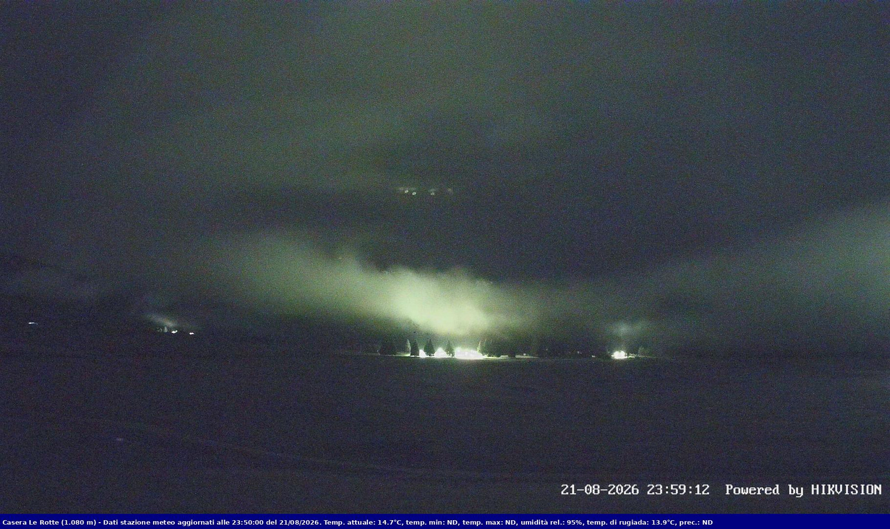 time-lapse frame, Pian Cansiglio - Casera Le Rotte webcam