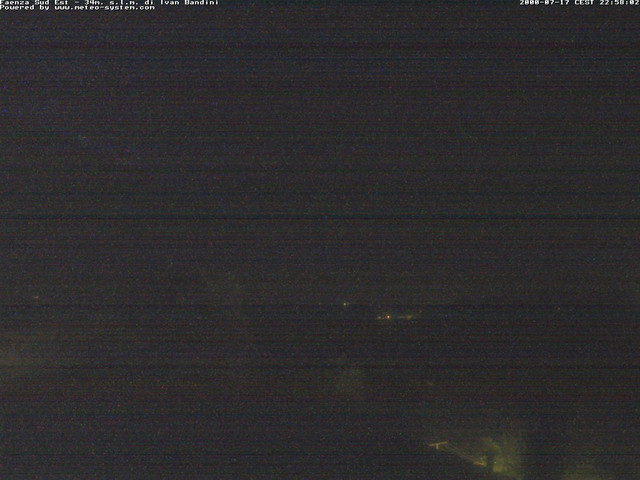time-lapse frame, Faenza Sud-Est webcam