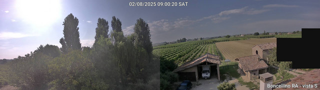 time-lapse frame, Boncellino Sud webcam