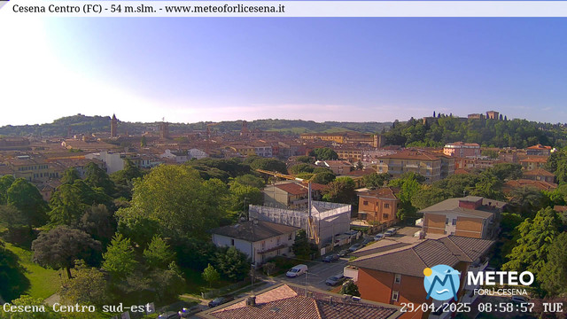 time-lapse frame, Cesena Centro webcam