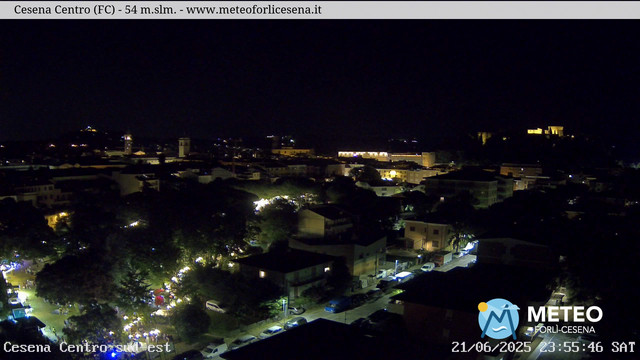 time-lapse frame, Cesena Centro webcam