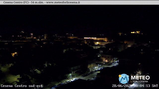 time-lapse frame, Cesena Centro webcam