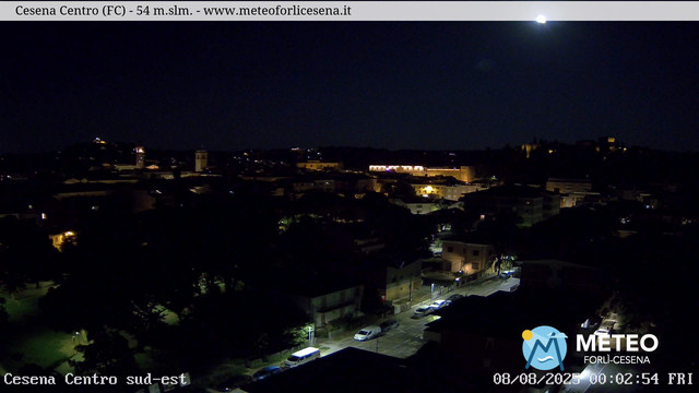 time-lapse frame, Cesena Centro webcam