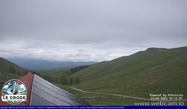 time-lapse frame, Agriturismo Le Crode - M. Pizzoc 1499m webcam