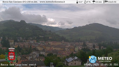view from Rocca San Casciano on 2025-05-09