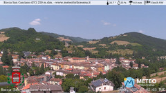 view from Rocca San Casciano on 2025-06-10