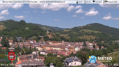 view from Rocca San Casciano on 2025-06-25