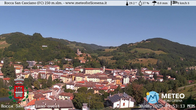 time-lapse frame, Rocca San Casciano webcam