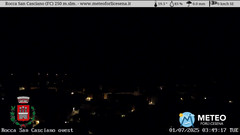 view from Rocca San Casciano on 2025-07-01