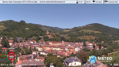 view from Rocca San Casciano on 2025-07-07
