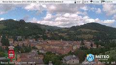 view from Rocca San Casciano on 2025-07-26