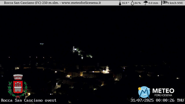 time-lapse frame, Rocca San Casciano webcam