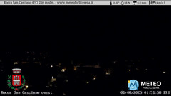 view from Rocca San Casciano on 2025-08-01