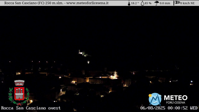 time-lapse frame, Rocca San Casciano webcam